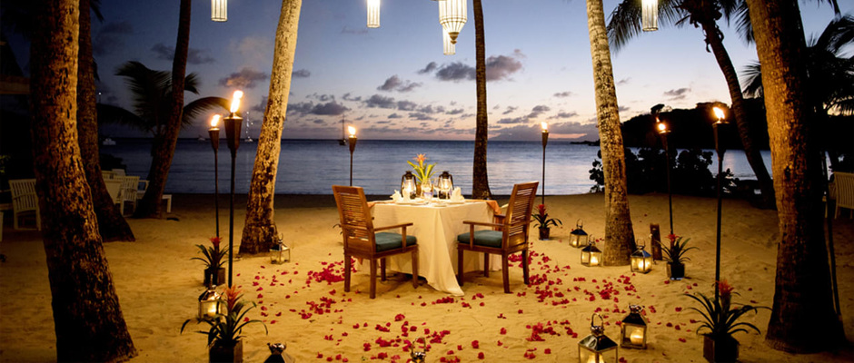 romantic dinner bali